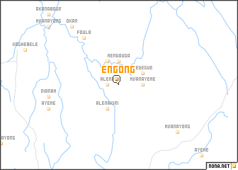 map of Engong