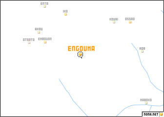 map of Engouma