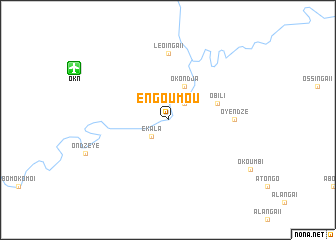 map of Engoumou