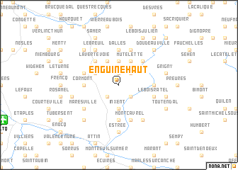 map of Enguinehaut