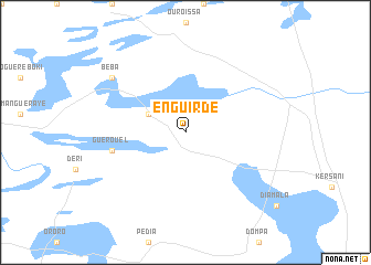 map of Enguirdé