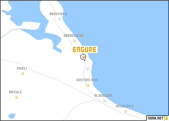 map of Engure