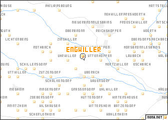 map of Engwiller