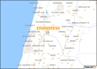 map of ‘En HaH̱oresh