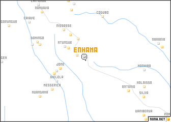 map of Enhama