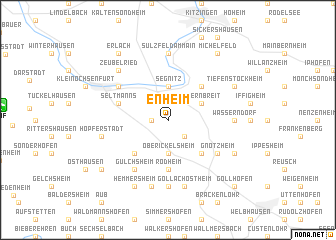 map of Enheim