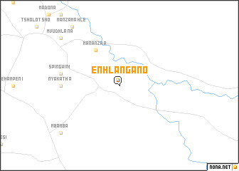 map of Enhlangano