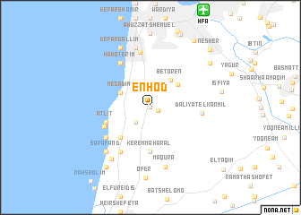 map of ‘En Hod