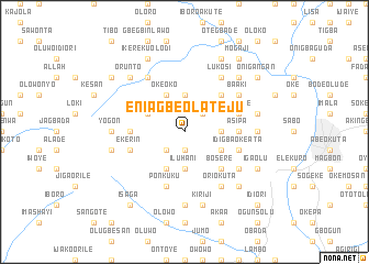 map of Eniagbe Olateju