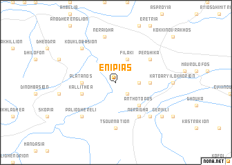 map of Enipiás