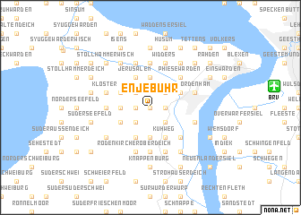 map of Enjebuhr