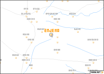 map of Enjema