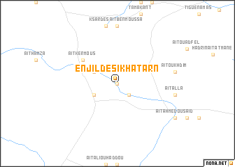 map of Enjil des Ikhatarn