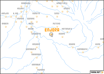 map of Enjora