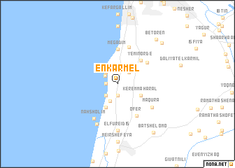 map of ‘En Karmel