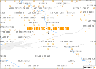 map of Enkenbach-Alsenborn