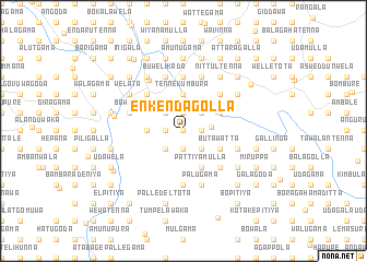 map of Enkendagolla