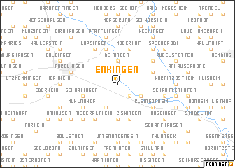 map of Enkingen