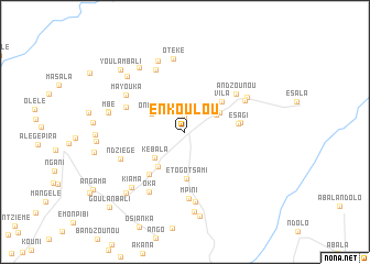 map of Enkoulou