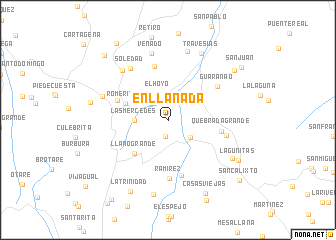 map of Enllanada