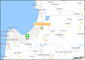 map of ‘En Na‘aman