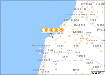 map of En Nâqoûra