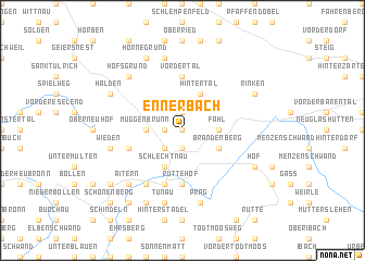 map of Ennerbach