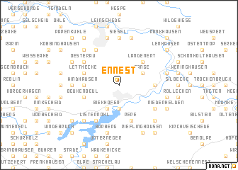 map of Ennest