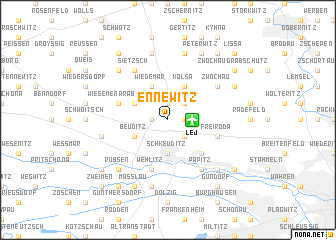 map of Ennewitz