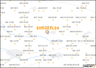 map of Ennigerloh