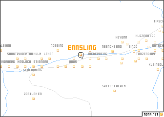 map of Ennsling