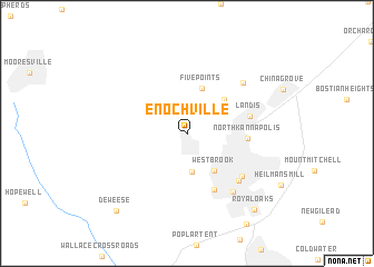 map of Enochville