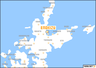 map of Enokizu