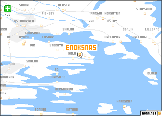 map of Enoksnäs