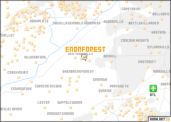 map of Enon Forest