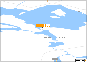 map of Enonsuu