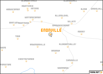 map of Enonville