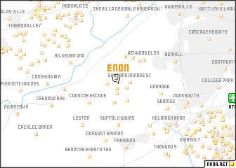 map of Enon