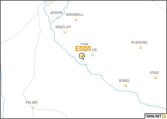 map of Enon