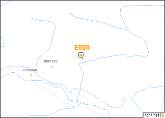map of Enon
