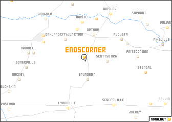 map of Enos Corner