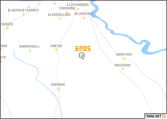 map of Enos