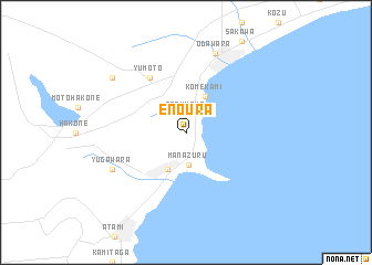 map of Enoura