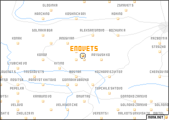 map of Enʼovets