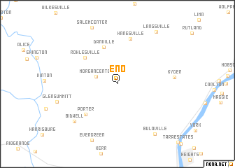 map of Eno