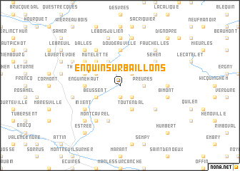 map of Enquin-sur-Baillons