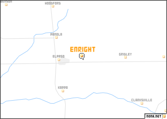 map of Enright