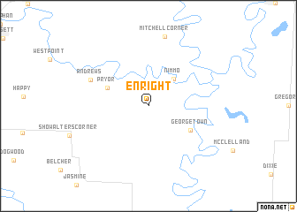 map of Enright