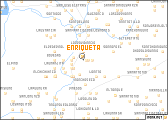 map of Enriqueta