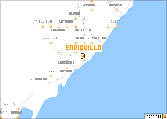 map of Enriquillo